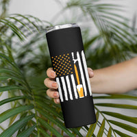 Craft Beer Skinny Tumbler Vintage I Do Crafts Home Brew American Flag