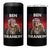Funny 4th July Beer Lovers 4 in 1 Can Cooler Tumbler Ben Drankin Drinking Patriotic - Wonder Print Shop