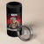 Funny 4th July Beer Lovers 4 in 1 Can Cooler Tumbler Ben Drankin Drinking Patriotic - Wonder Print Shop