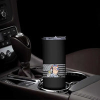 Funny Drinking Franklin' Skinny Tumbler I Only Drink Beer 3 Days A Week Humorous Drinker Lovers US Flag - Wonder Print Shop