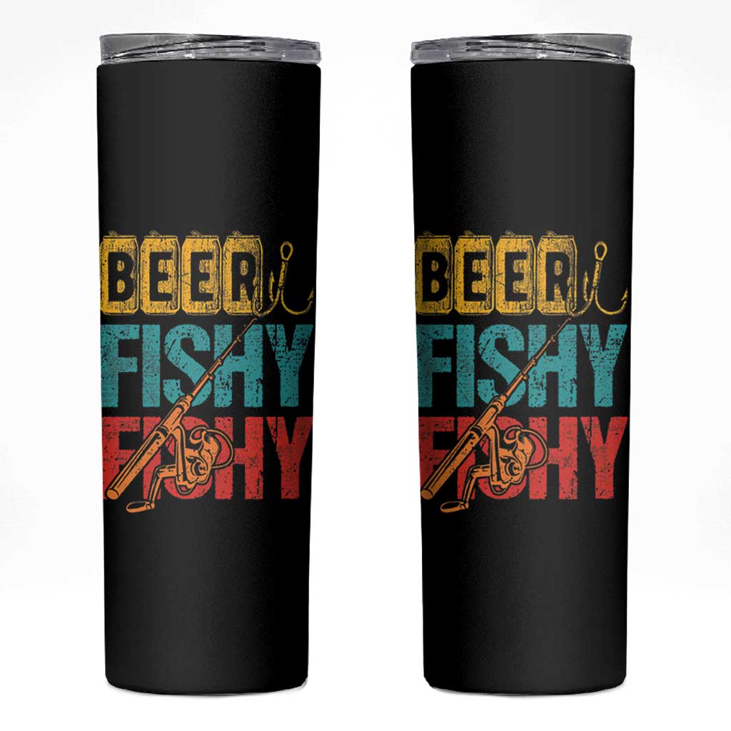 Fishing Gifts Fisherman Skinny Tumbler Beer Fishy Fishy Dad Humor Fisherman