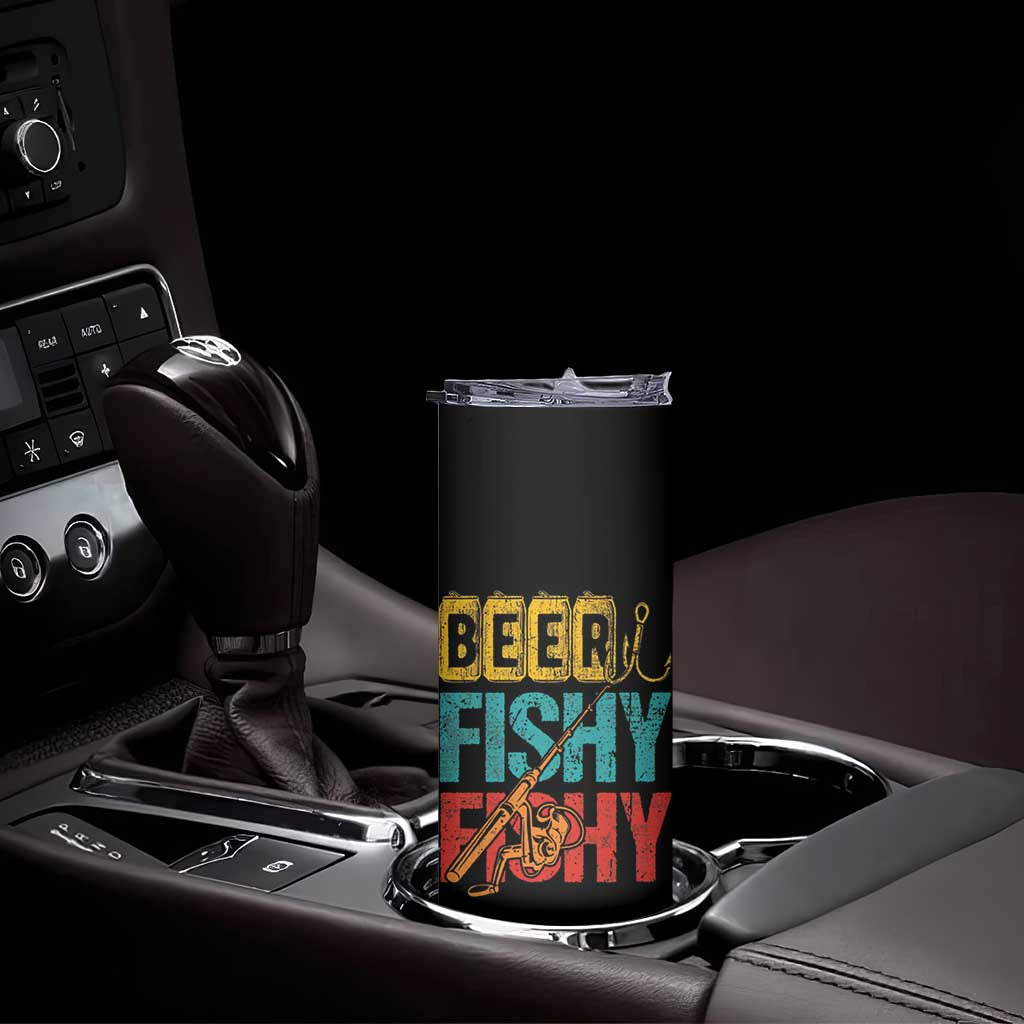 Fishing Gifts Fisherman Skinny Tumbler Beer Fishy Fishy Dad Humor Fisherman
