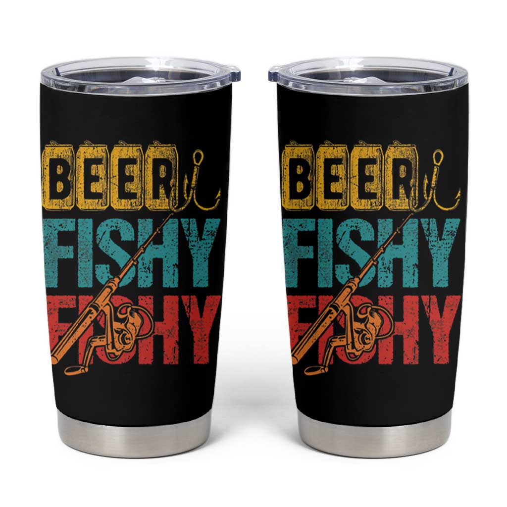 Fishing Gifts Fisherman Tumbler Cup Beer Fishy Fishy Dad Humor Fisherman