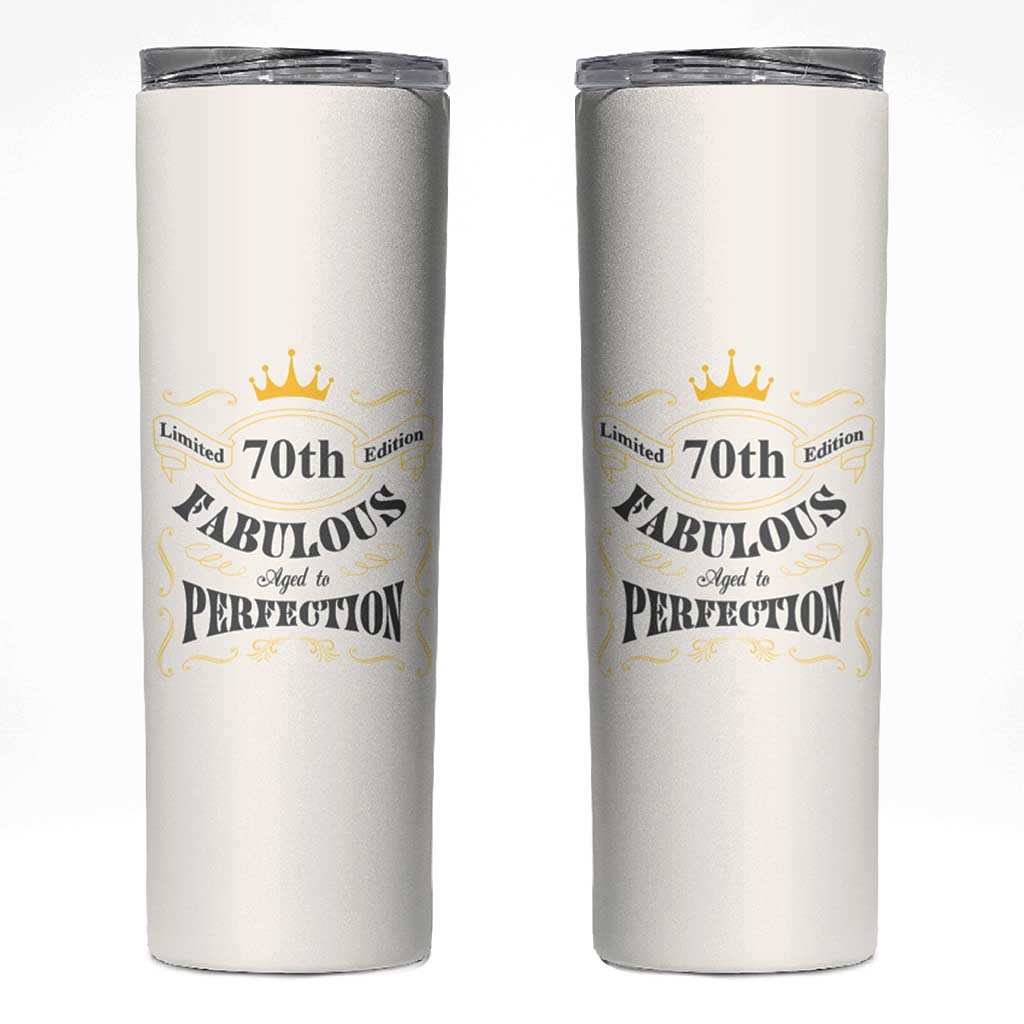 70th Birthday Gift Skinny Tumbler Turning 70 Gifts for Grandma Mom 1954 Mug - Wonder Print Shop