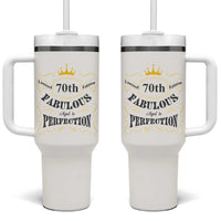 70th Birthday Gift Tumbler With Handle Turning 70 Gifts for Grandma Mom 1954 Mug - Wonder Print Shop