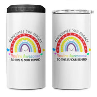 Birthday Gifts for Women 4 in 1 Can Cooler Tumbler Sometimes You Forget Your Awesome Inspirational Gifts