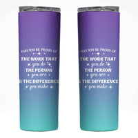 Thank You Gifts For Women Skinny Tumbler May You Be Proud Of The Work You Do Thanks Retirement Goodbye Farewell Gift