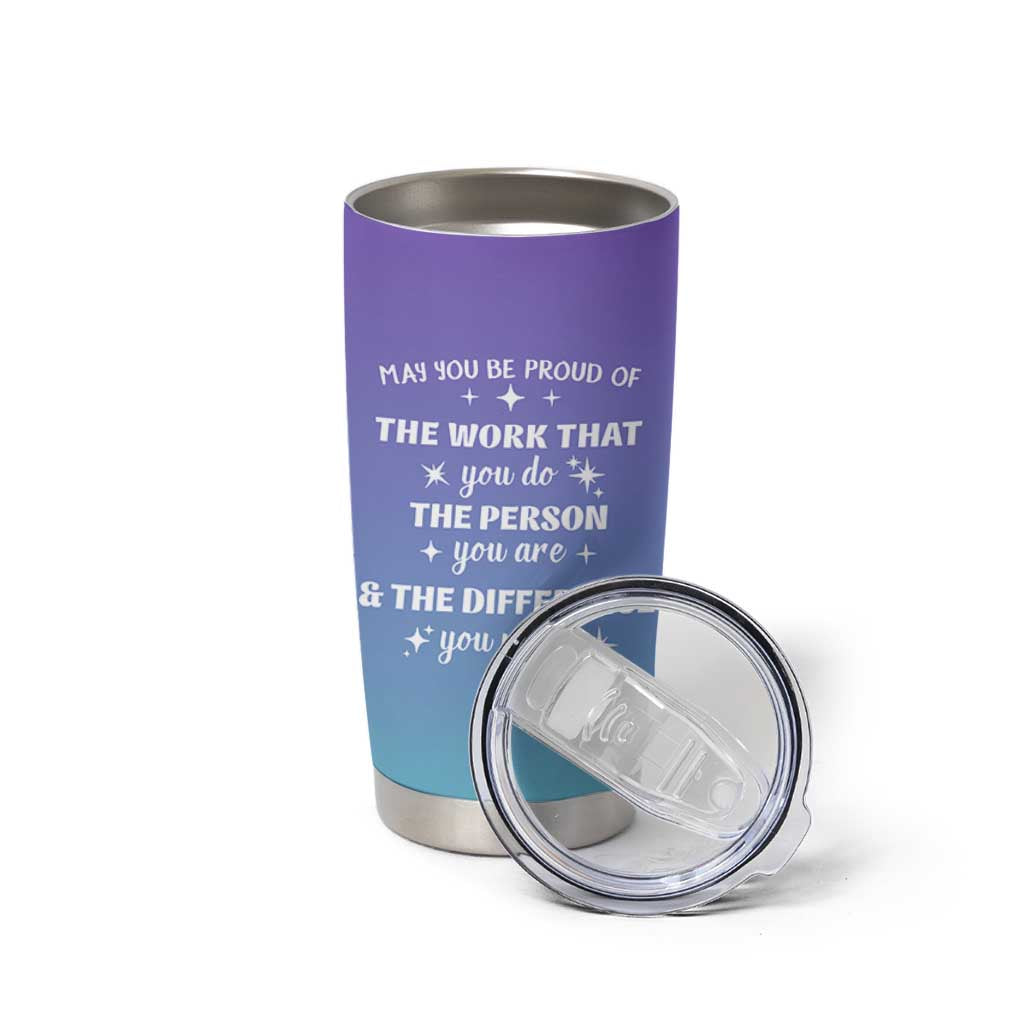 Thank You Gifts For Women Tumbler Cup May You Be Proud Of The Work You Do Thanks Retirement Goodbye Farewell Gift
