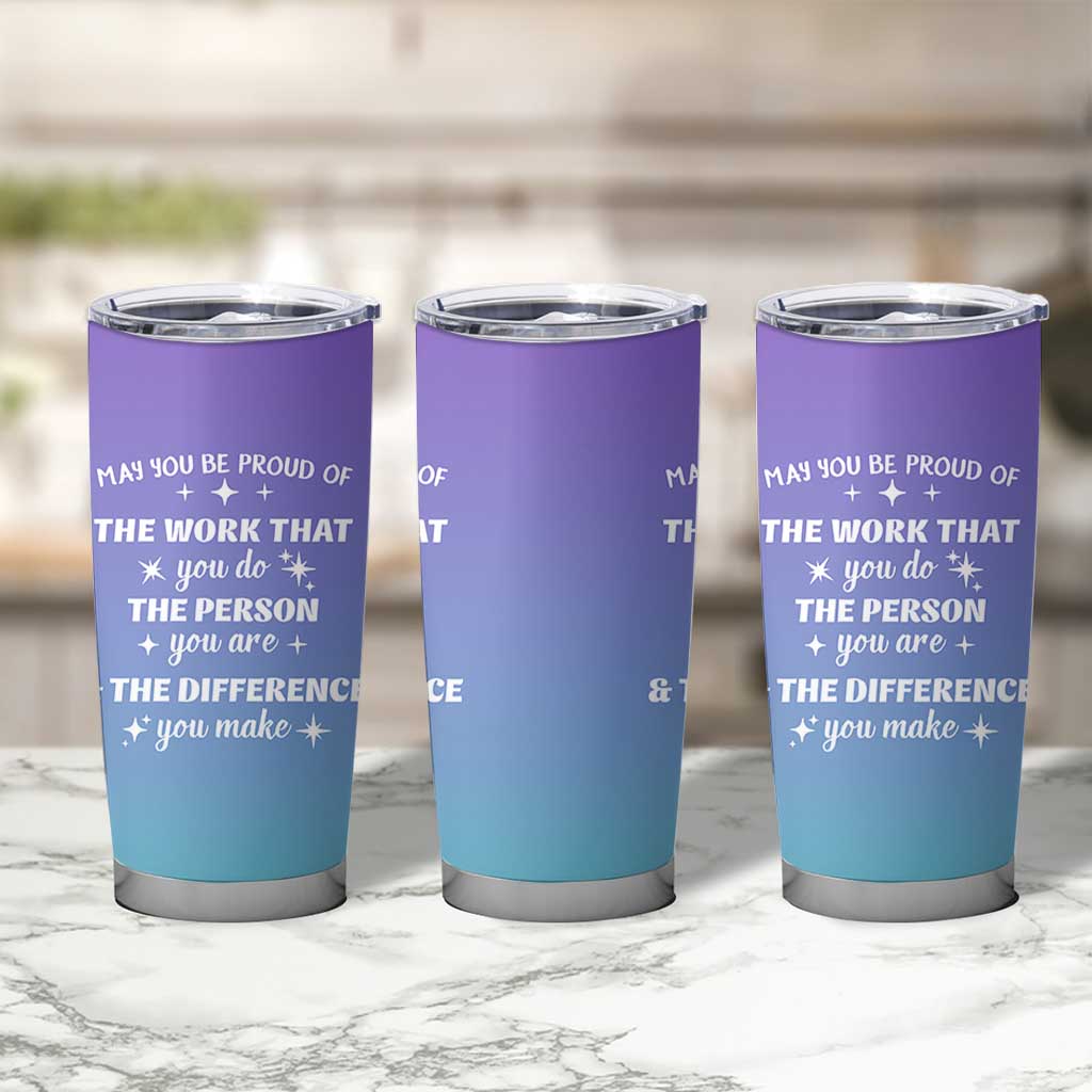 Thank You Gifts For Women Tumbler Cup May You Be Proud Of The Work You Do Thanks Retirement Goodbye Farewell Gift