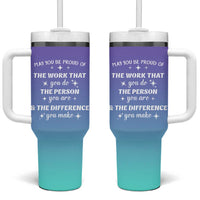 Thank You Gifts For Women Tumbler With Handle May You Be Proud Of The Work You Do Thanks Retirement Goodbye Farewell Gift