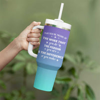 Thank You Gifts For Women Tumbler With Handle May You Be Proud Of The Work You Do Thanks Retirement Goodbye Farewell Gift