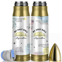 Daily Bible Affirmations Bullet Tumbler Christian Mental Health Encouraging Gift