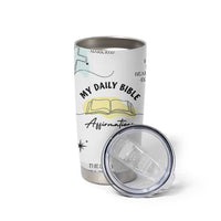 Daily Bible Affirmations Tumbler Cup Christian Mental Health Encouraging Gift