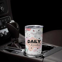 Daily Reminders Tumbler Cup Self Care Mental Health Positive Daily Affirmations Gifts