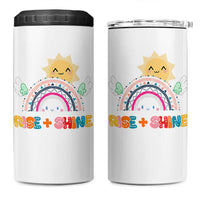 Motivation Gifts 4 in 1 Can Cooler Tumbler Rise And Shine