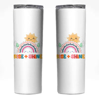 Motivation Gifts Skinny Tumbler Rise And Shine