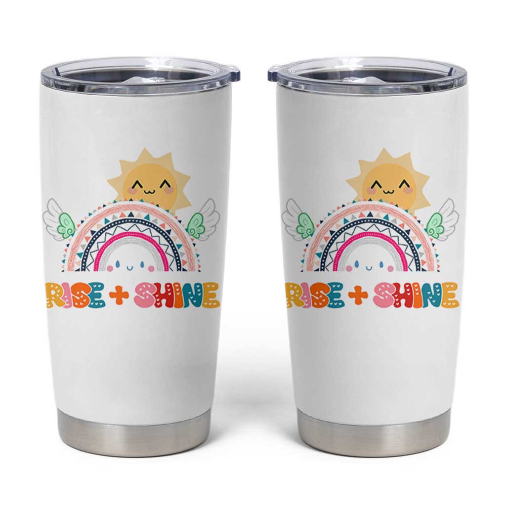 Motivation Gifts Tumbler Cup Rise And Shine