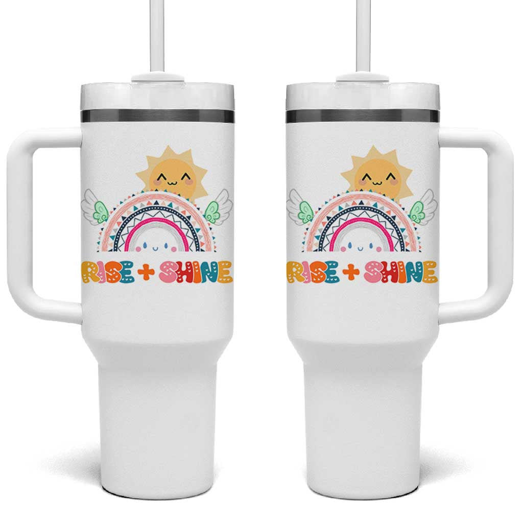 Motivation Gifts Tumbler With Handle Rise And Shine