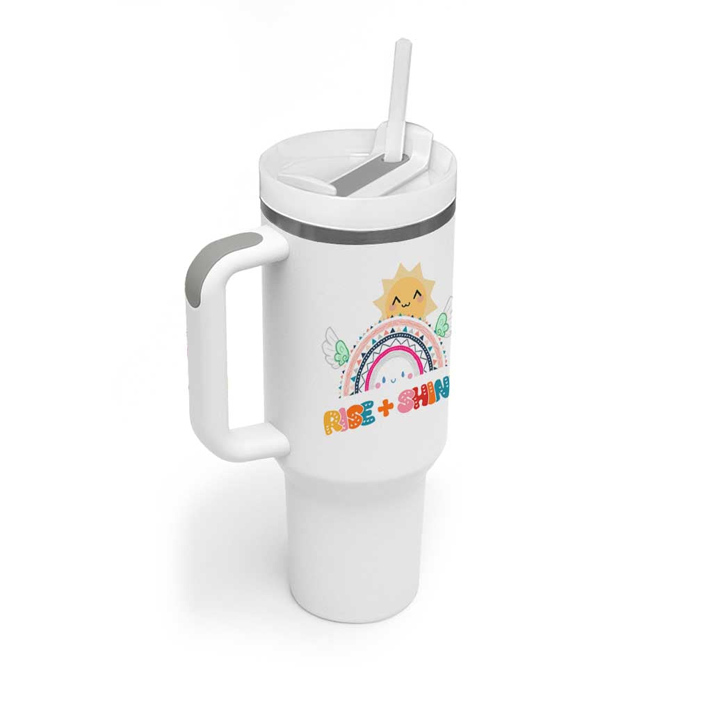Motivation Gifts Tumbler With Handle Rise And Shine