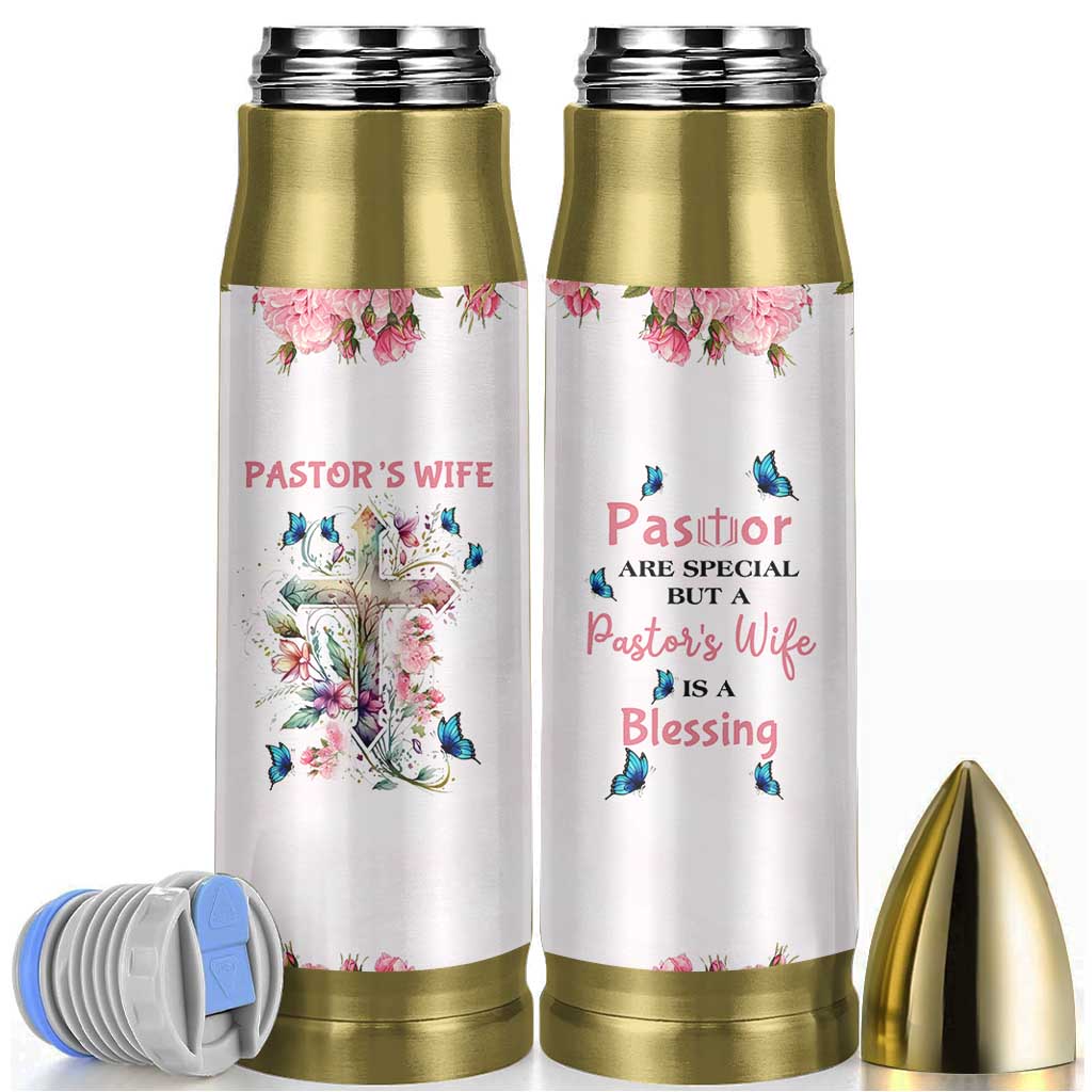 Pastor Wife Appreciation Gifts Bullet Tumbler Pastors Wives Gifts Christian Flower Cross