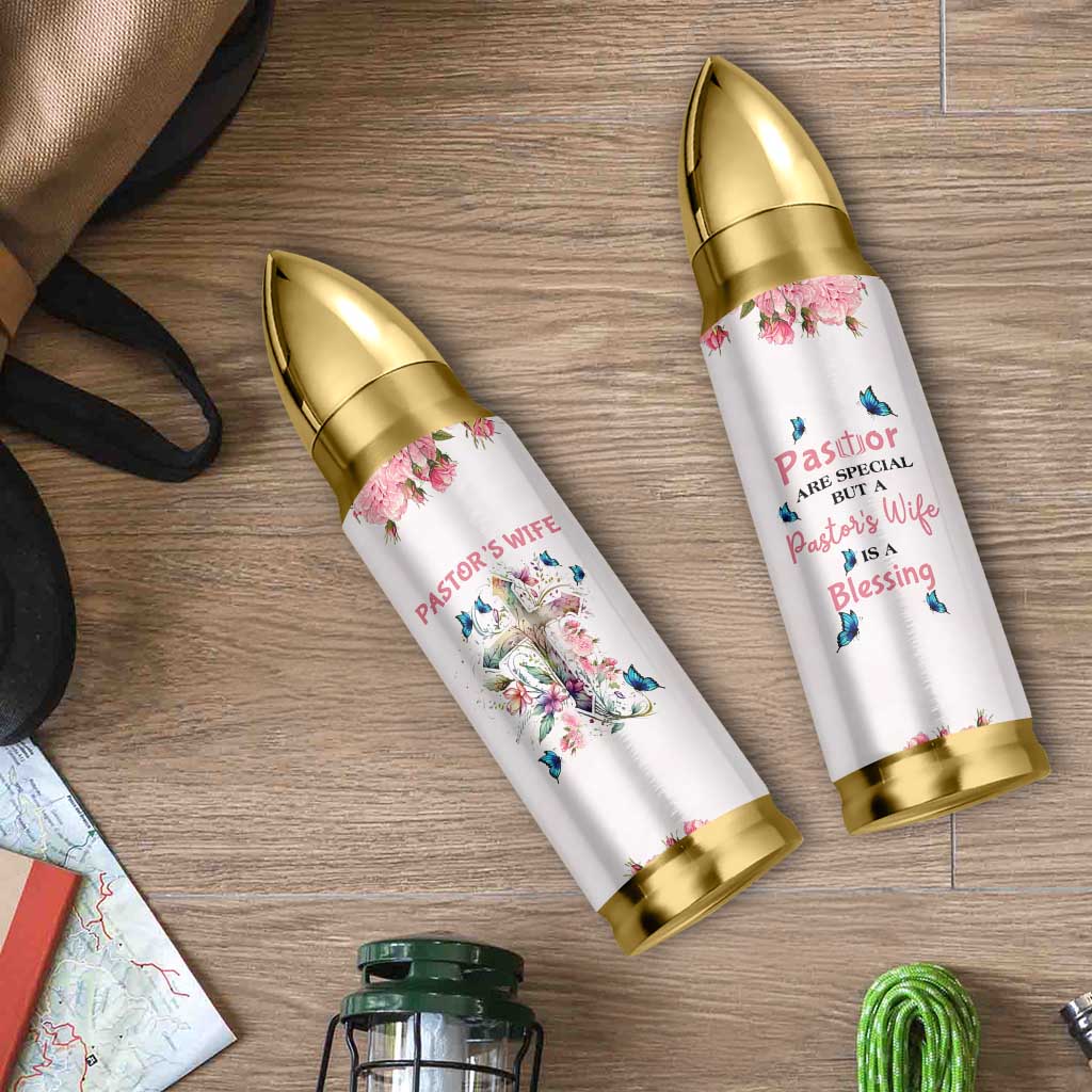 Pastor Wife Appreciation Gifts Bullet Tumbler Pastors Wives Gifts Christian Flower Cross