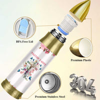 Pastor Wife Appreciation Gifts Bullet Tumbler Pastors Wives Gifts Christian Flower Cross