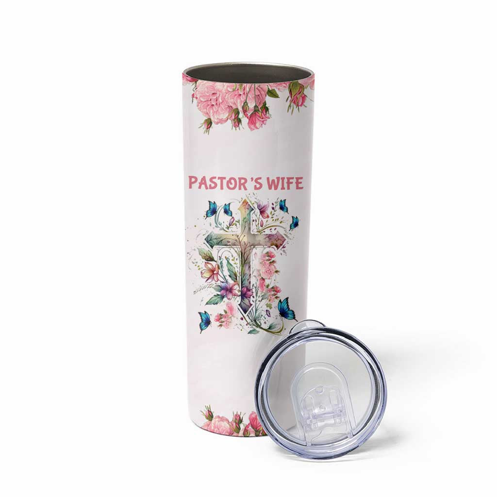 Pastor Wife Appreciation Gifts Skinny Tumbler Pastors Wives Gifts Christian Flower Cross