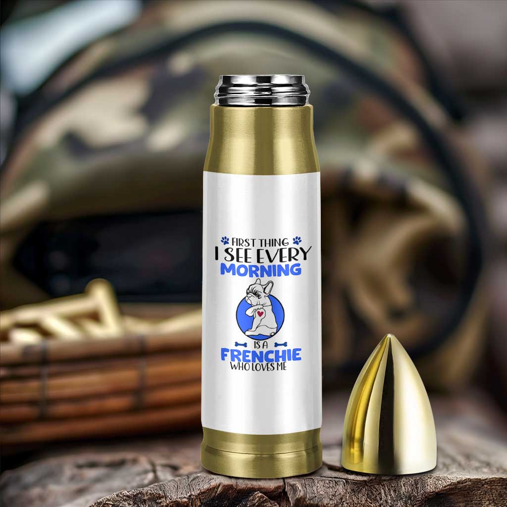 Frenchie Dog Gifts Bullet Tumbler Life Is Better With French Bulldog Dog Funny Pet Owner Gifts
