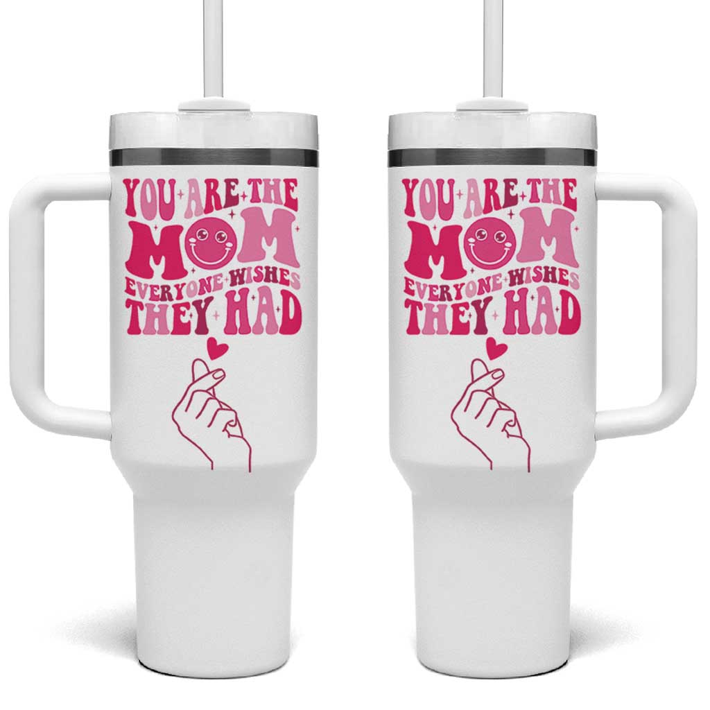 Funny Mom Birthday Gift Tumbler With Handle Cute Valentines Mothers Day Present From Daughter Son