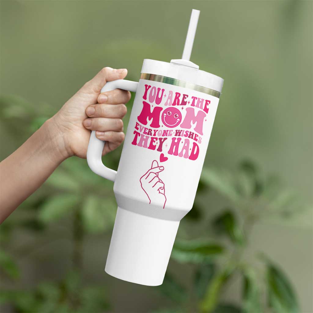 Funny Mom Birthday Gift Tumbler With Handle Cute Valentines Mothers Day Present From Daughter Son