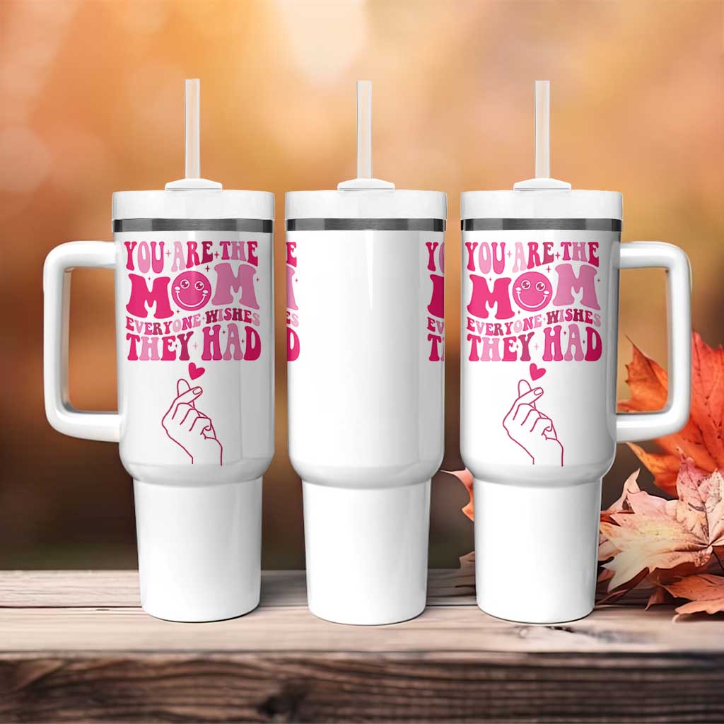 Funny Mom Birthday Gift Tumbler With Handle Cute Valentines Mothers Day Present From Daughter Son