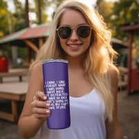 Funny Birthday Gifts For Women Skinny Tumbler I Came I Saw I Forgot Funny Senior Citizen Old People