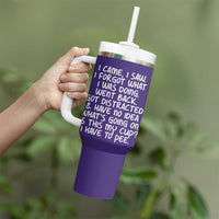 Funny Birthday Gifts For Women Tumbler With Handle I Came I Saw I Forgot Funny Senior Citizen Old People