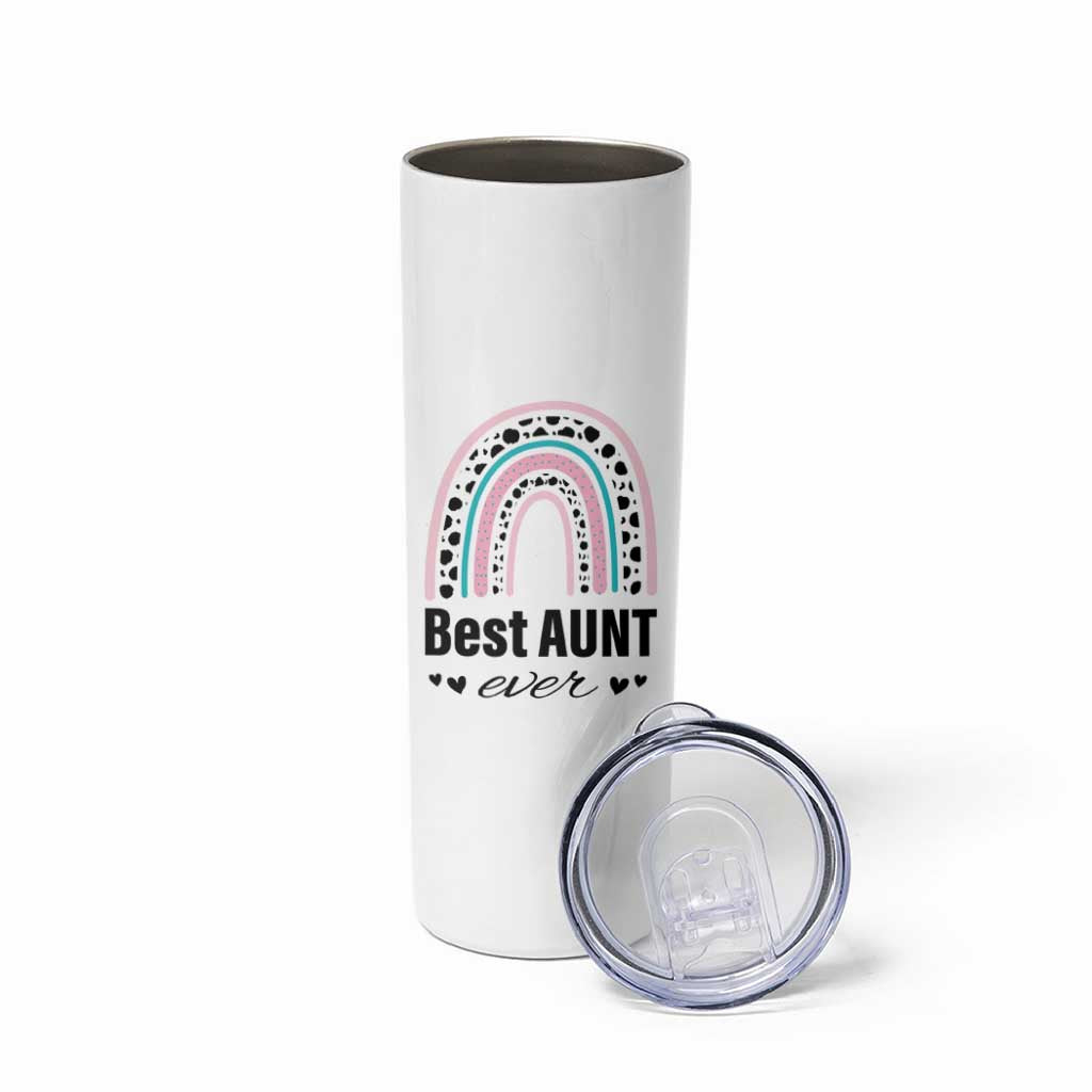 Auntie Skinny Tumbler Best Aunt Ever - Wonder Print Shop