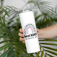 Auntie Skinny Tumbler Best Aunt Ever - Wonder Print Shop