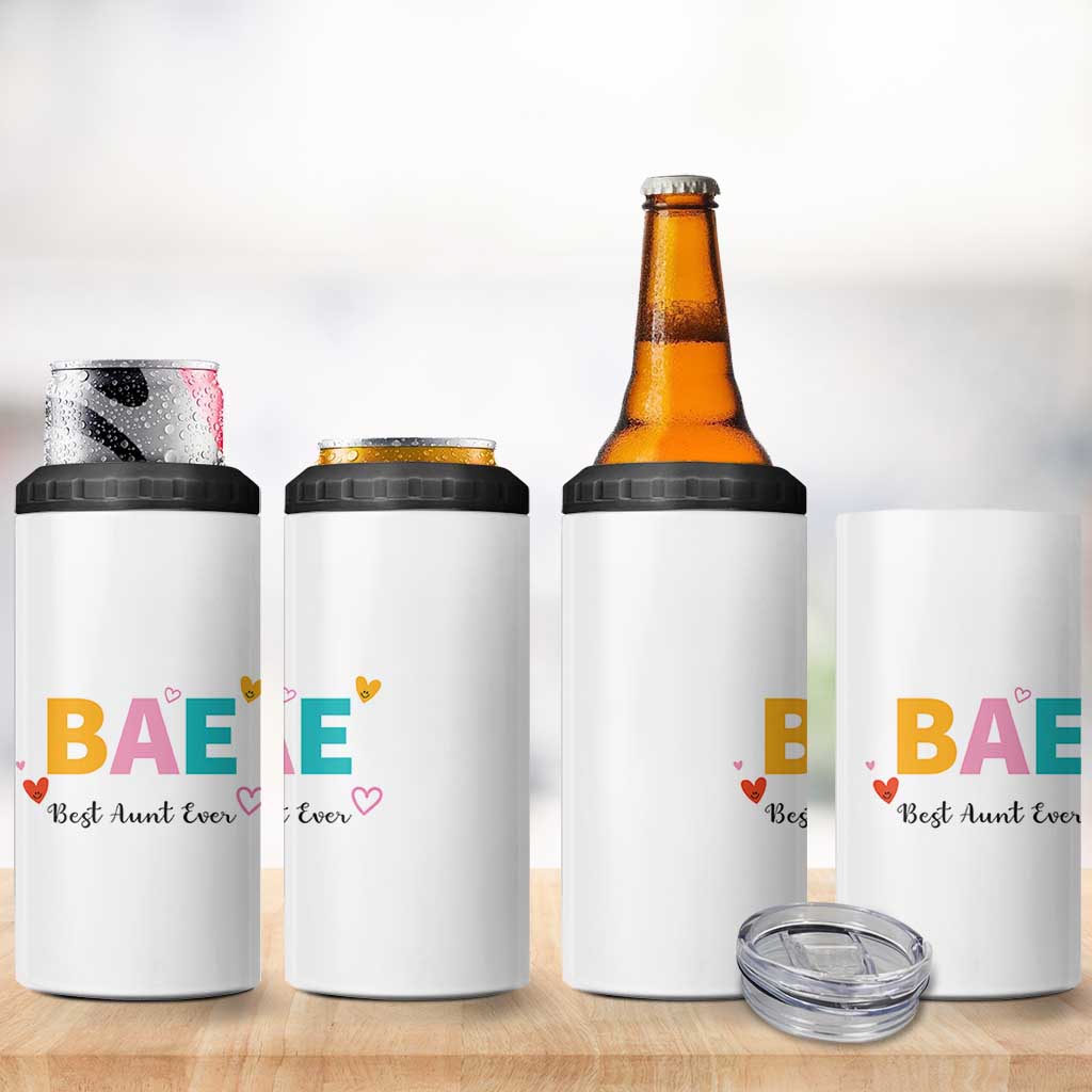 Aunt Gifts 4 in 1 Can Cooler Tumbler Aunts Gifts For Birthday Christmas Mothers Day Best Aunt Ever