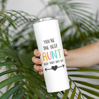 Funny Auntie Skinny Tumbler You're The Best Aunt Keep That Shit Up - Wonder Print Shop