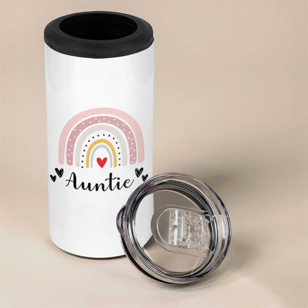 Auntie Gifts 4 in 1 Can Cooler Tumbler Aunts Gifts For Birthday Christmas Mothers Day