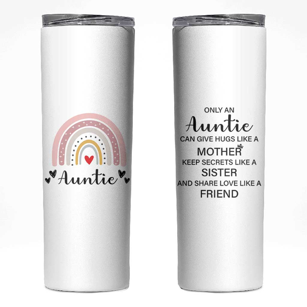 Auntie Gifts Skinny Tumbler Aunts Gifts For Birthday Christmas Mothers Day