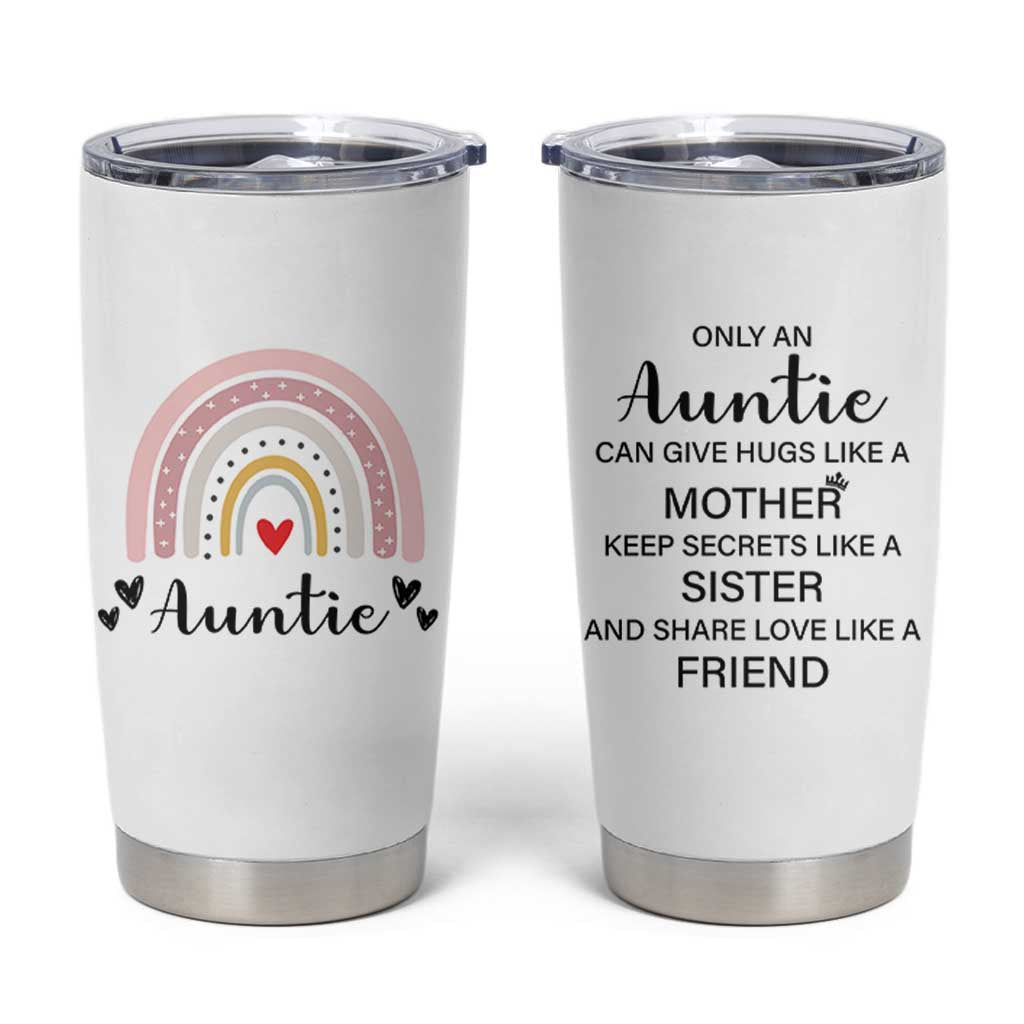 Auntie Gifts Tumbler Cup Aunts Gifts For Birthday Christmas Mothers Day