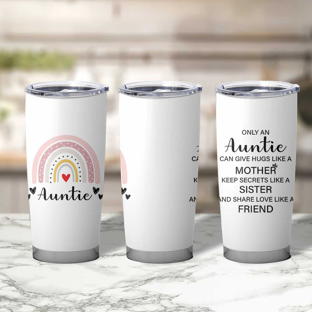 Auntie Gifts Tumbler Cup Aunts Gifts For Birthday Christmas Mothers Day
