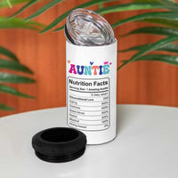 Aunt Gift Ideas 4 in 1 Can Cooler Tumbler Best Auntie Ever Christmas Birthday Present