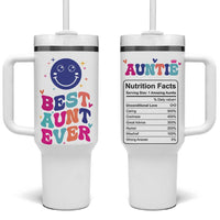 Aunt Gift Ideas Tumbler With Handle Best Auntie Ever Christmas Birthday Present