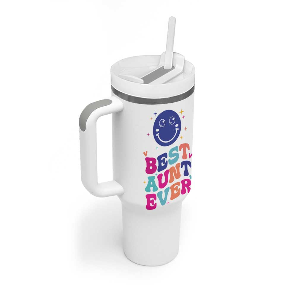 Aunt Gift Ideas Tumbler With Handle Best Auntie Ever Christmas Birthday Present