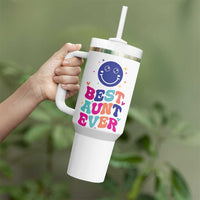 Aunt Gift Ideas Tumbler With Handle Best Auntie Ever Christmas Birthday Present