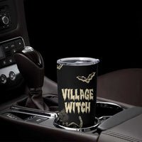 Witch Cat Tumbler Cup Witchy Vibes Halloween Black Cat Lover Gifts