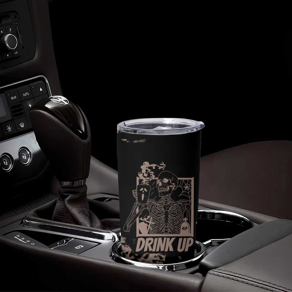 Skeleton Coffee Tumbler Cup Skull Skeleton Halloween Coffee Lover - Wonder Print Shop