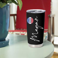 Personalized Harris Walz 2024 Tumbler Cup Custom Name Were Not Going Back Support Madam President - Wonder Print Shop