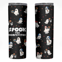 Halloween Spooky Sport Ghost Skinny Tumbler - Wonder Print Shop