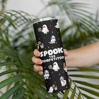 Halloween Spooky Sport Ghost Skinny Tumbler - Wonder Print Shop